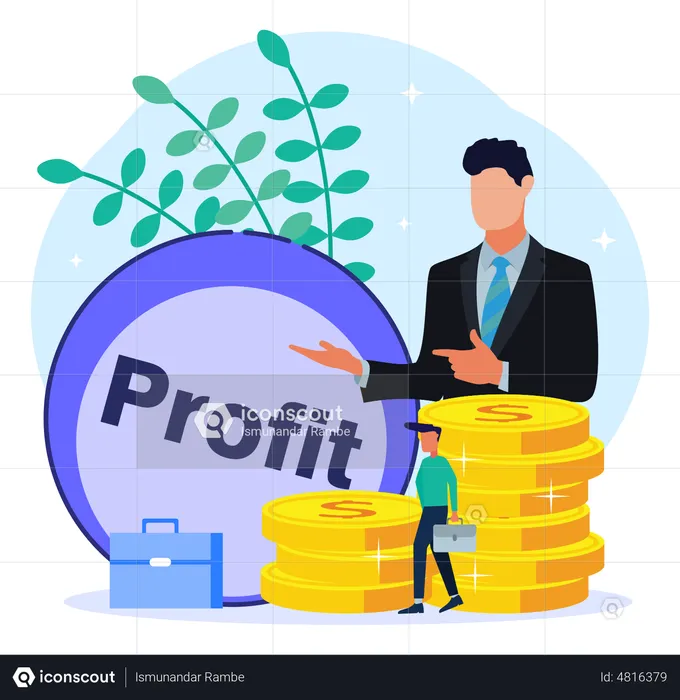 Business Profit  Illustration