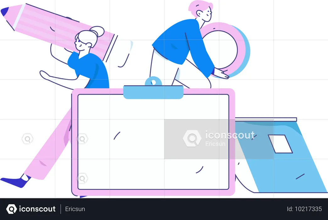 Business-Programm  Illustration