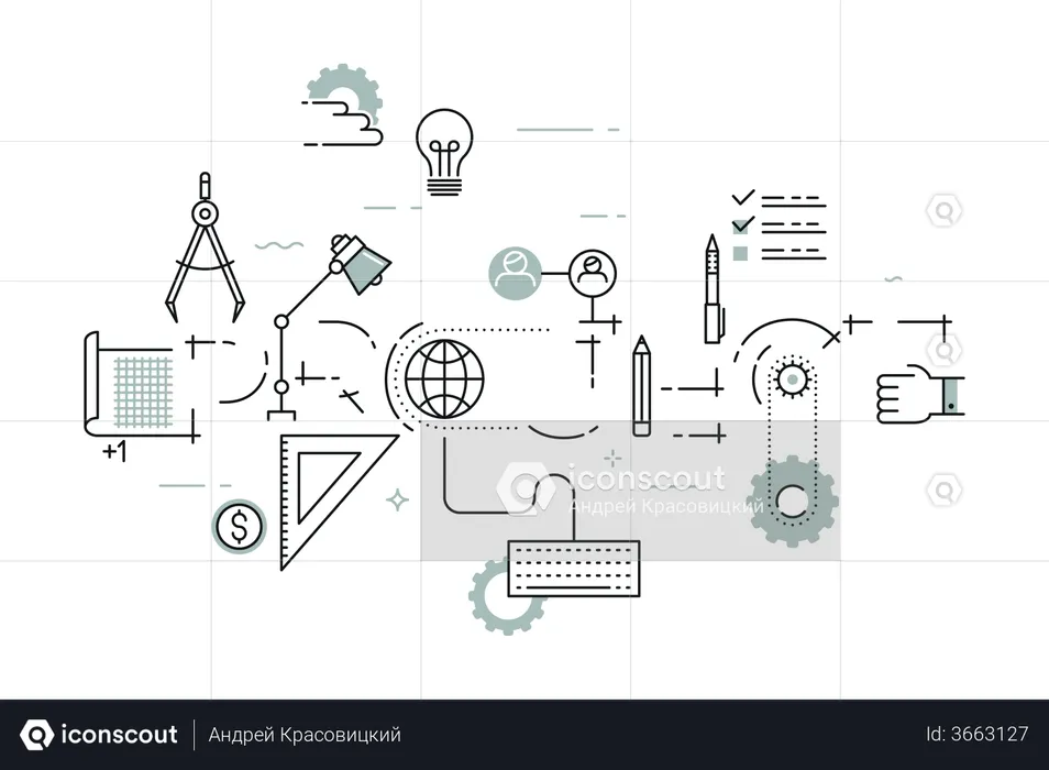 Business Project  Illustration