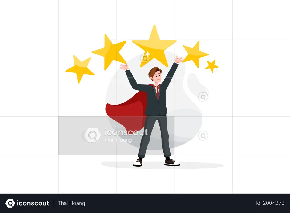 Business rating and review  Illustration