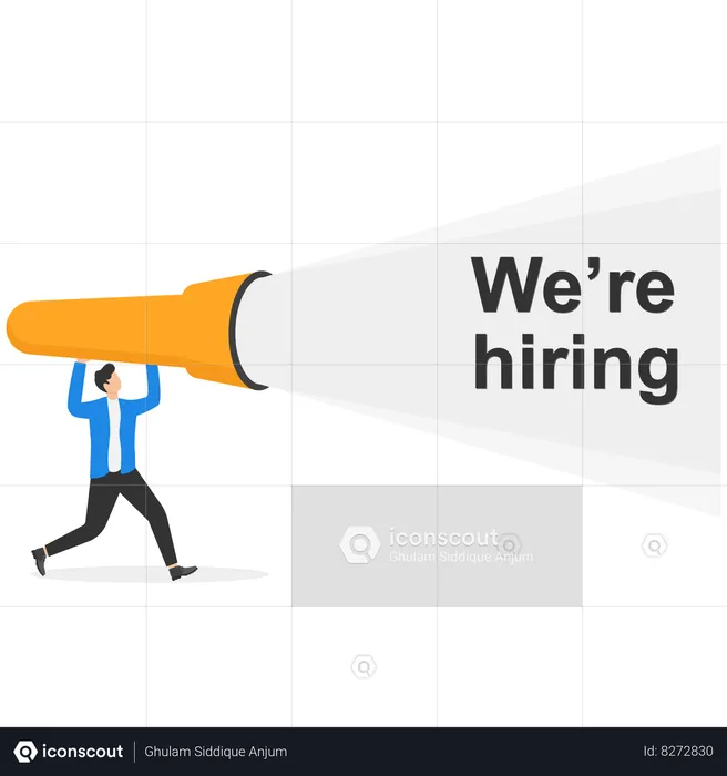 Business Recruiting  Illustration