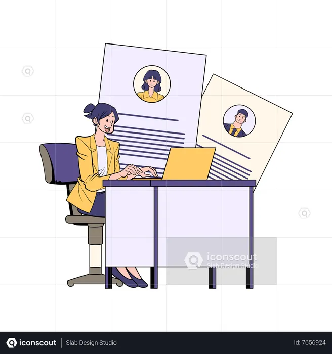Business Recruitment  Illustration