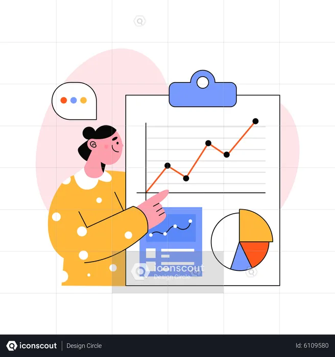 Business Report  Illustration