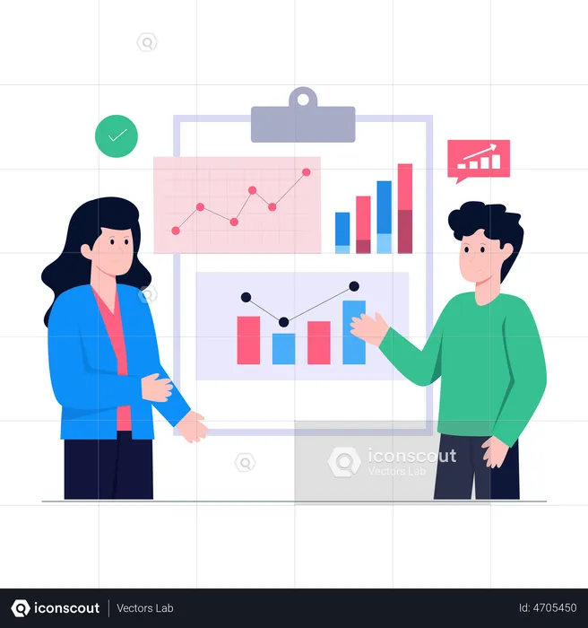 Business Report  Illustration