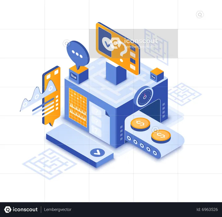 Business revenue  Illustration