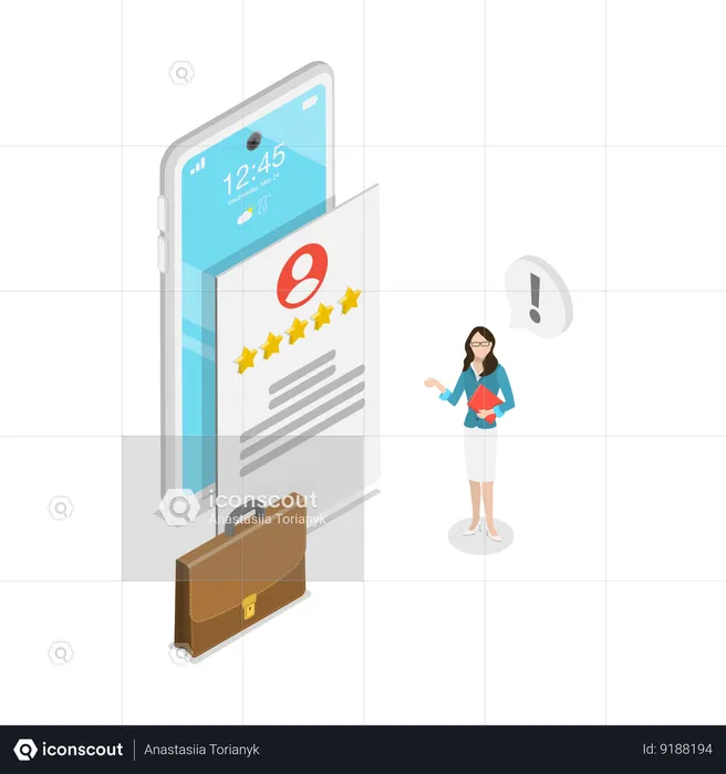 Business review  Illustration