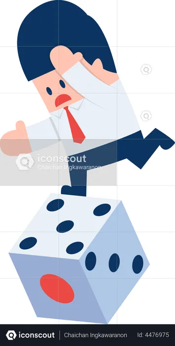 Business risk and luck  Illustration