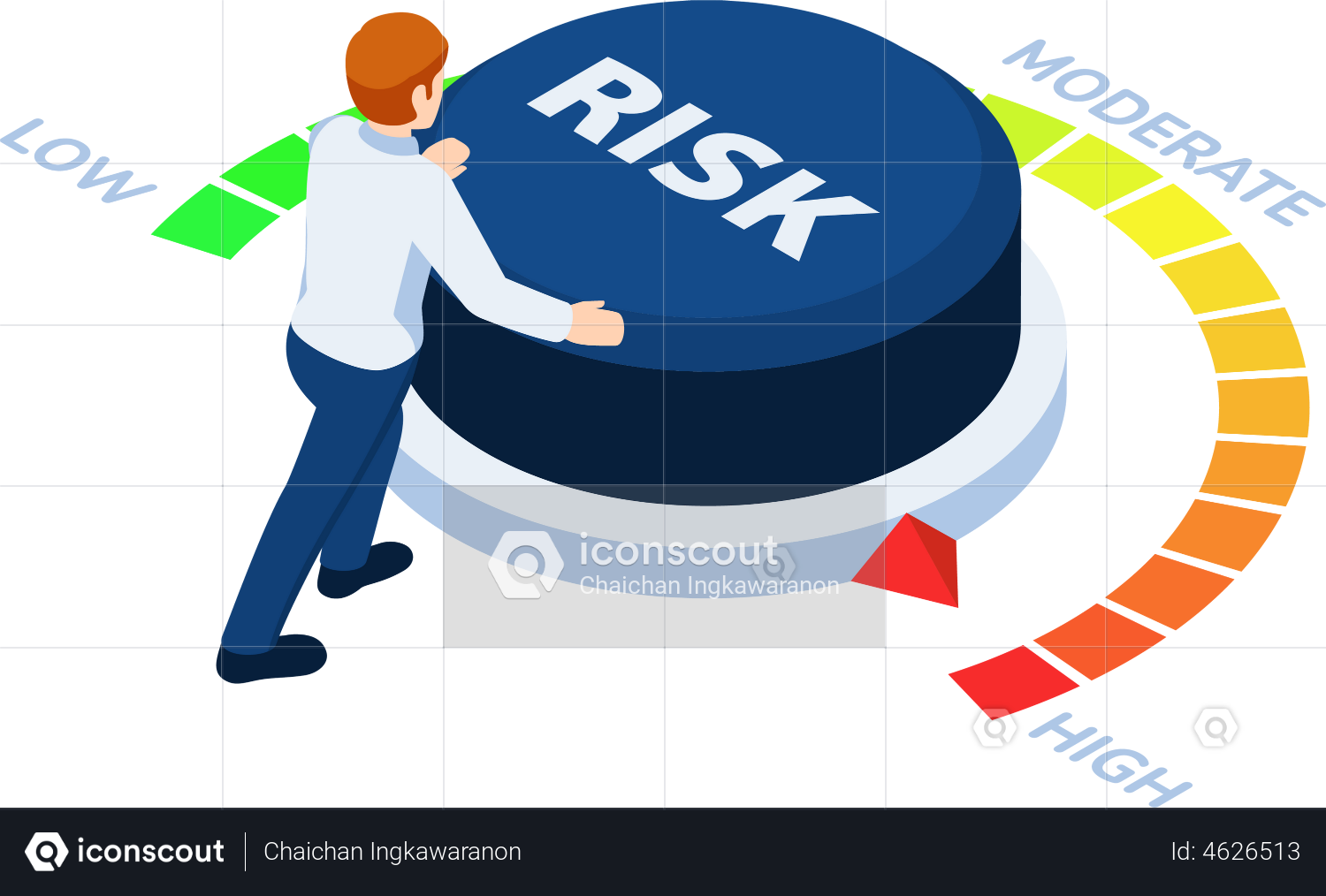 Best Business Risk Management Illustration Download In PNG & Vector Format