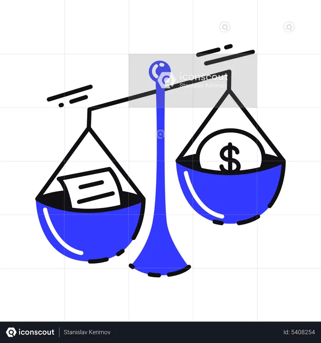 Business Scale  Illustration