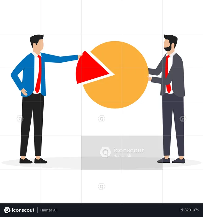 Business Share  Illustration