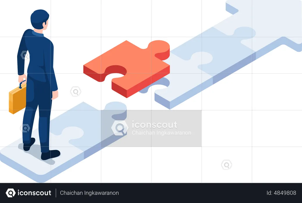 Business Solution  Illustration