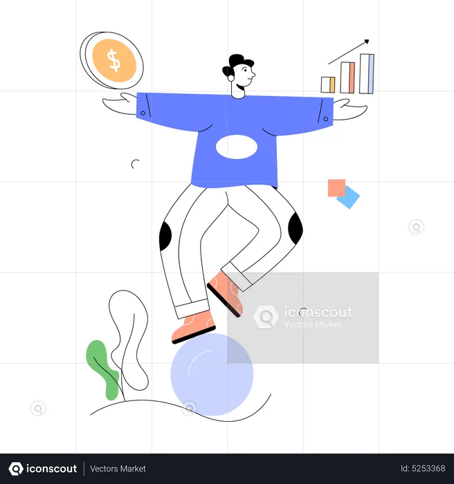 Business Stability  Illustration