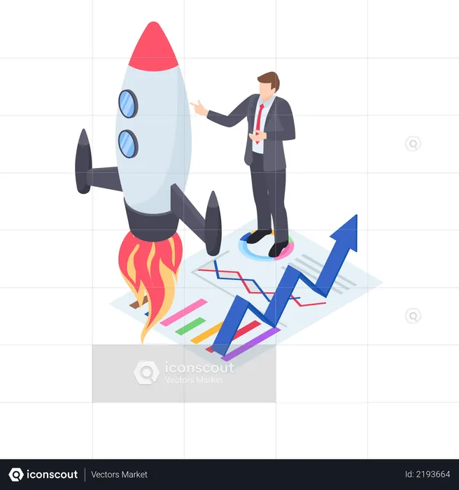 Business startup  Illustration