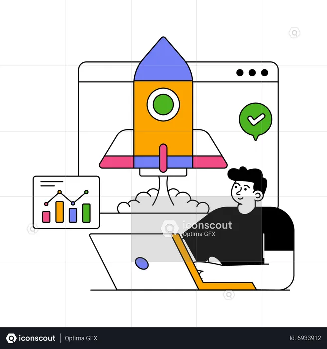 Business Startup  Illustration