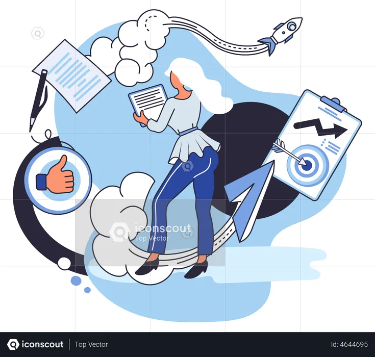 Business startup  Illustration