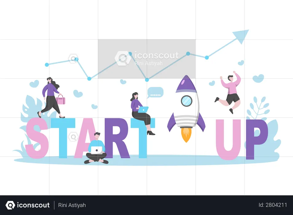 Business Startup  Illustration