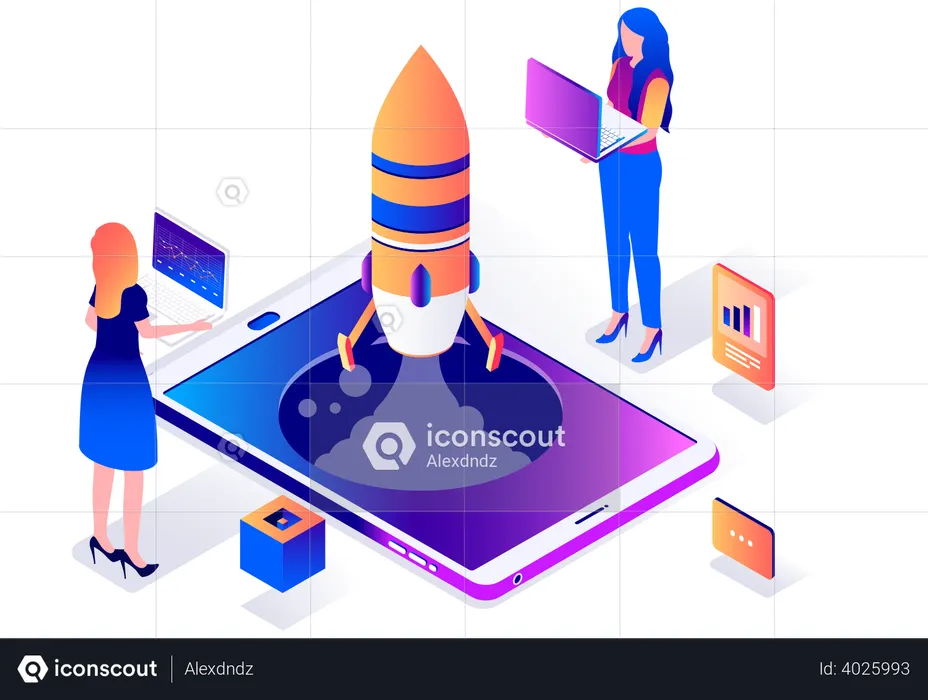 Business Startup  Illustration