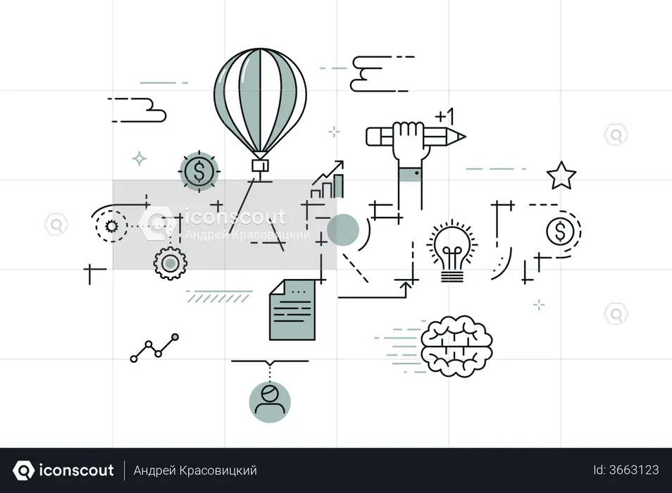 Business Startup  Illustration