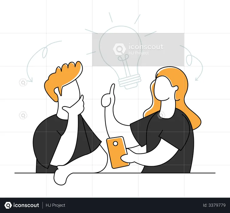 Business startup team  Illustration