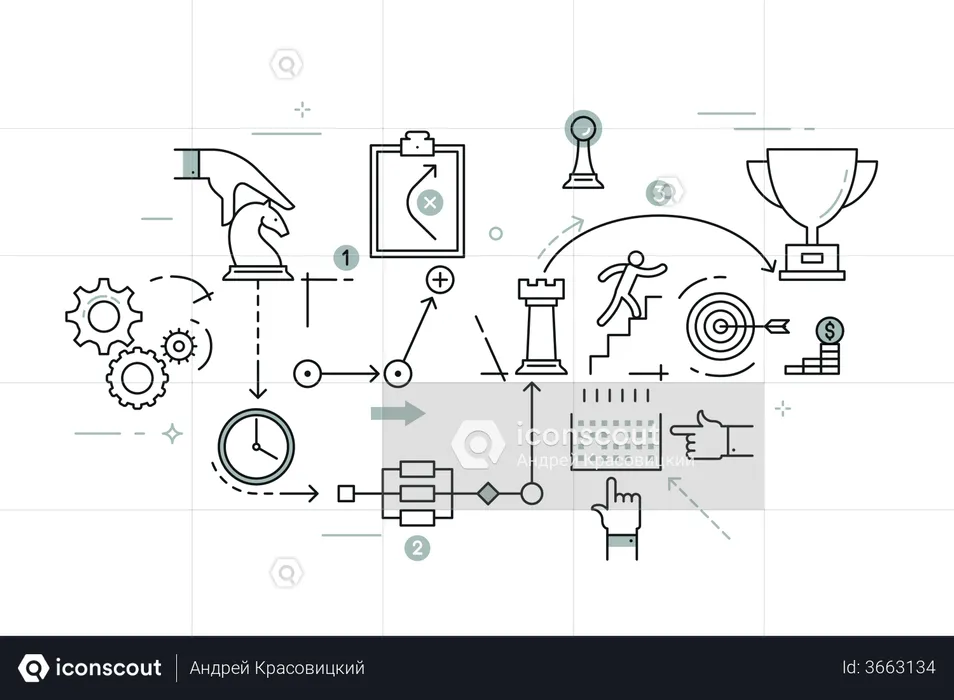 Business Strategy  Illustration