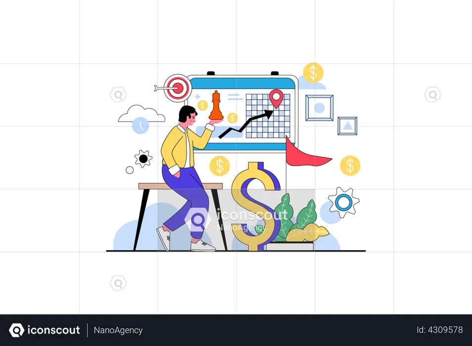 Business Strategy  Illustration