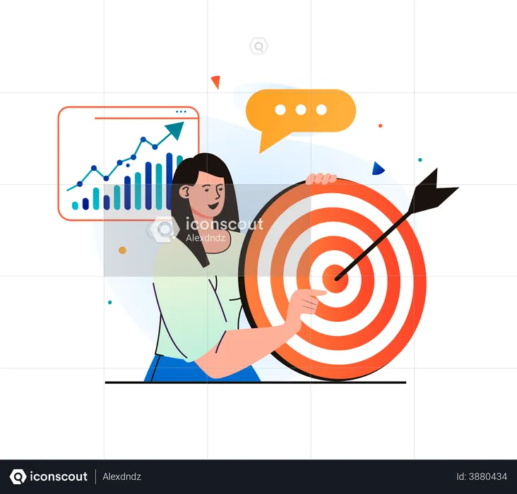 Business strategy to achieve target  Illustration