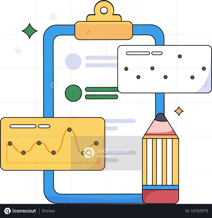 Business survey form  Illustration