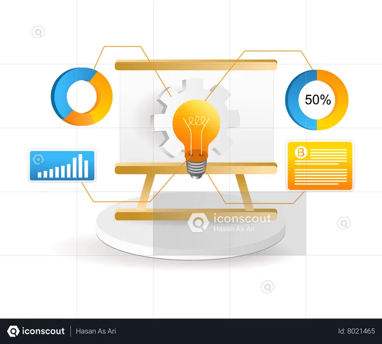 Business System Mechanism  Illustration