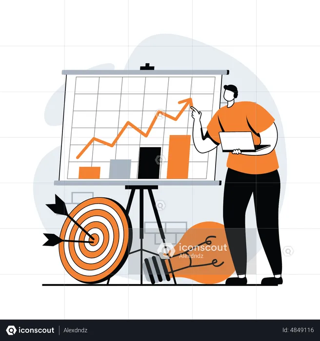 Business target  Illustration