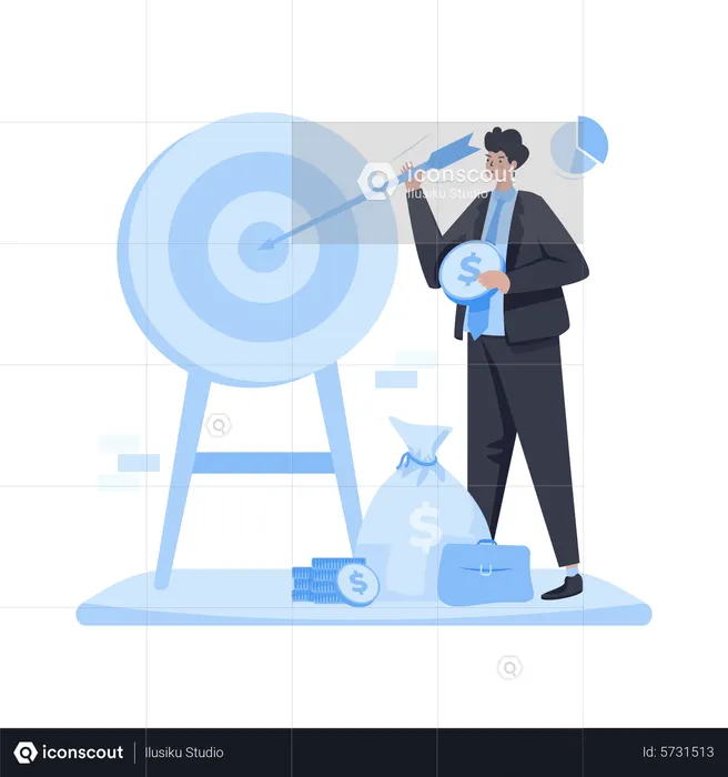 Business target  Illustration