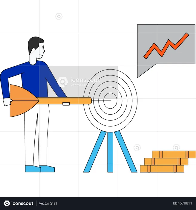 Business Target  Illustration