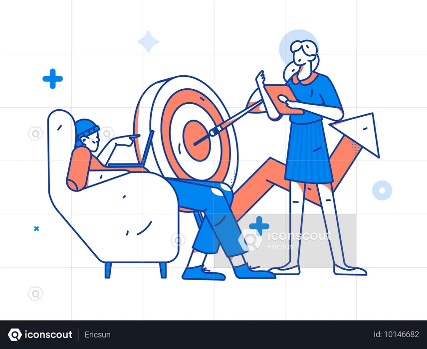 Business target  Illustration