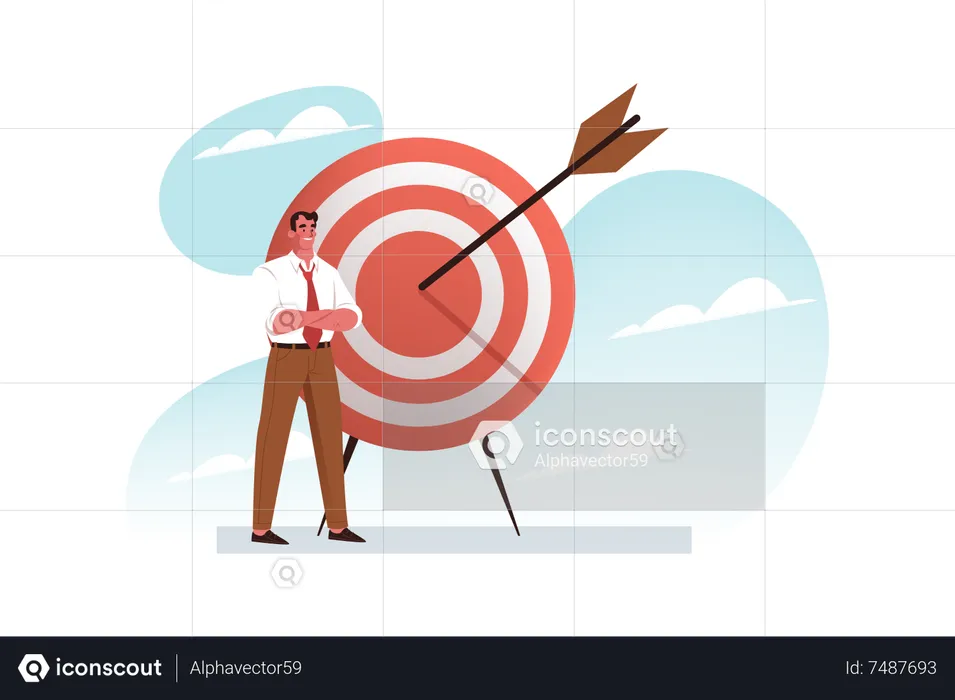 Business target  Illustration