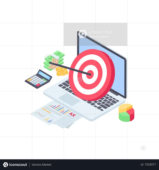 Business Target  Illustration