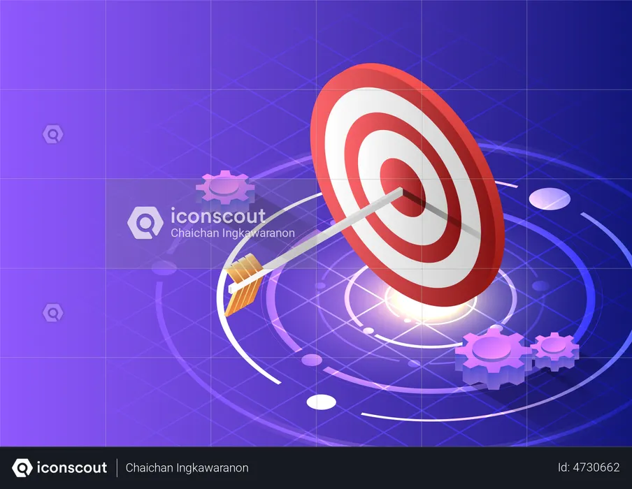 Business target  Illustration