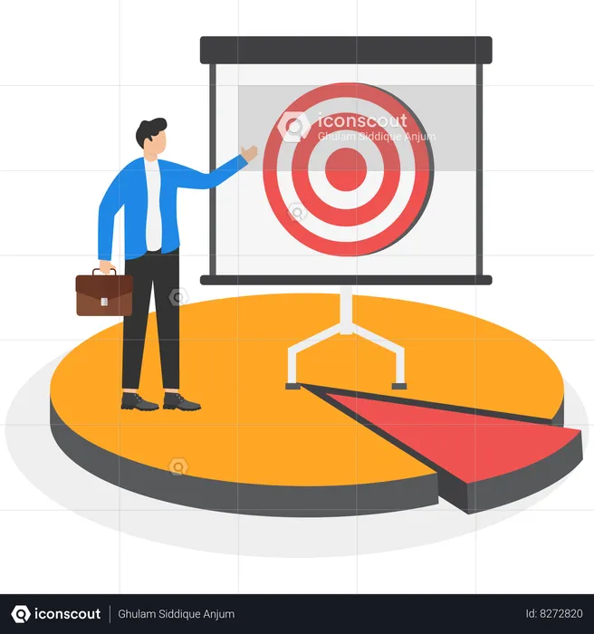 Business Target  Illustration