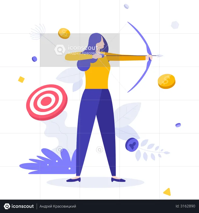 Business Target  Illustration