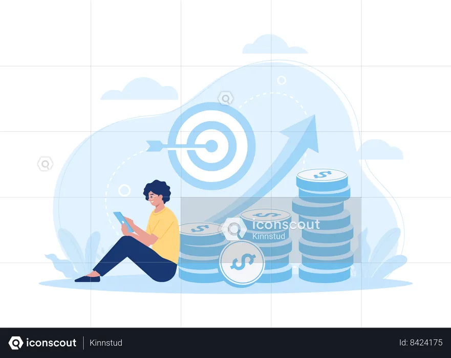 Business target  Illustration