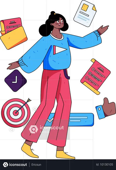 Business target  Illustration