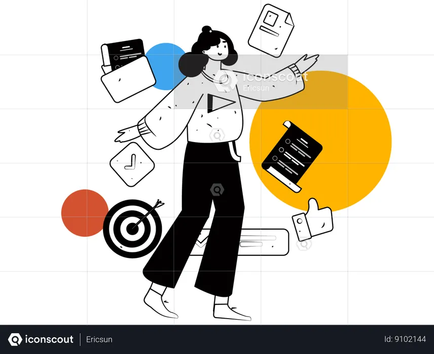Business target  Illustration