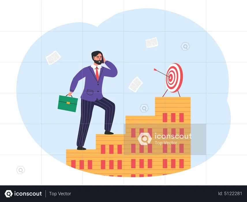 Business target  Illustration