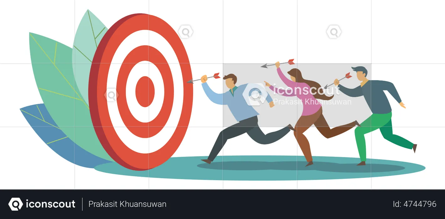 Business target  Illustration