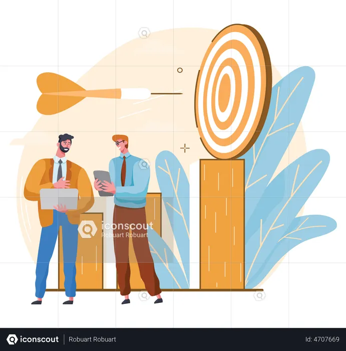 Business target  Illustration