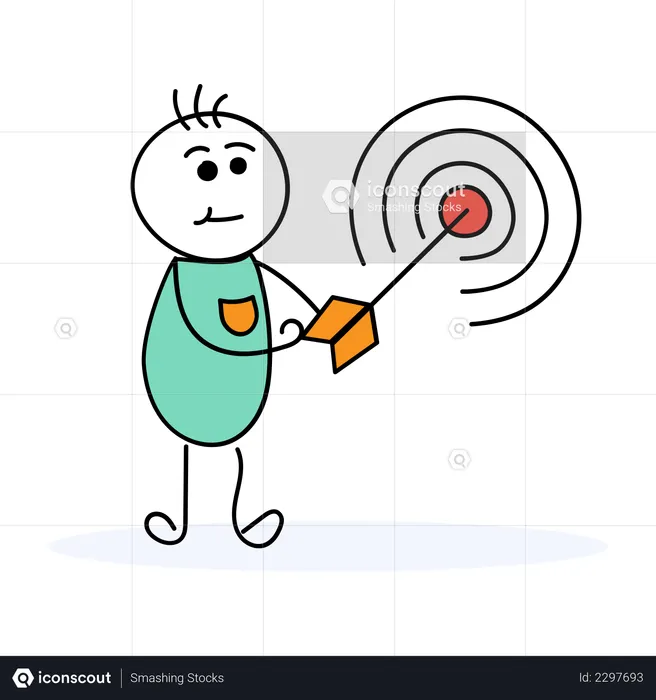 Business Target  Illustration