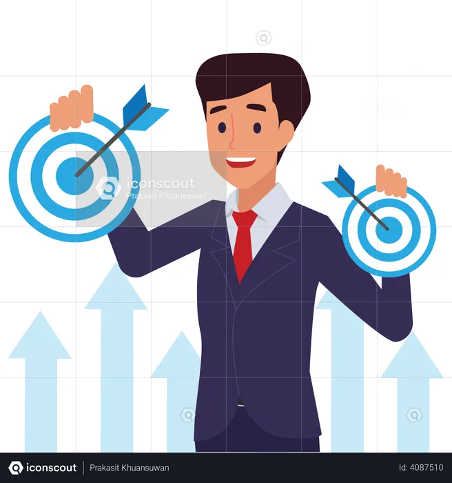 Business Target  Illustration