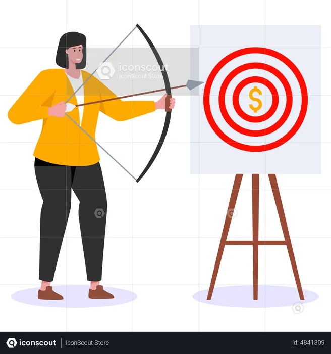 Business Target  Illustration