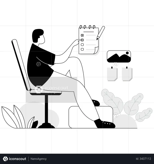 Business Task Management  Illustration