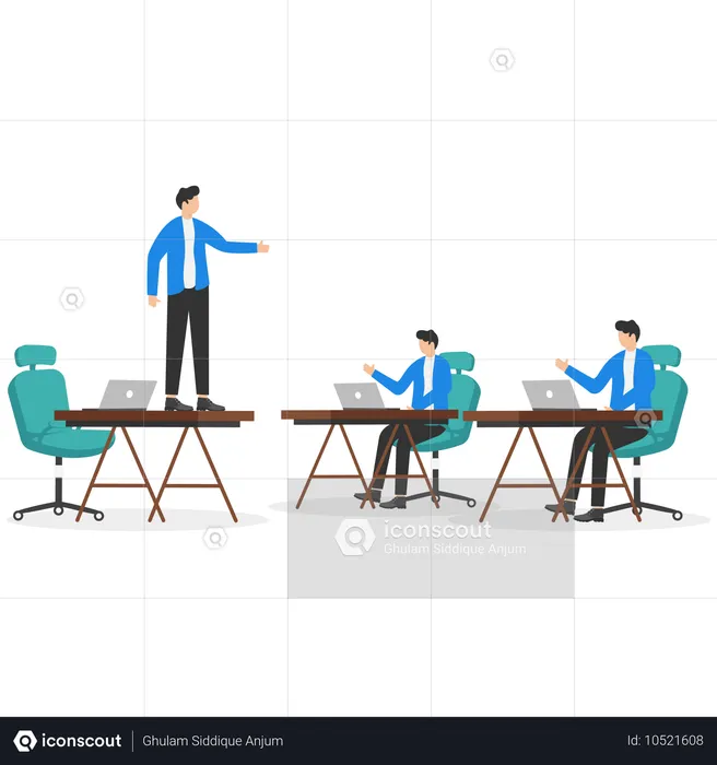 Business team doing meeting  Illustration