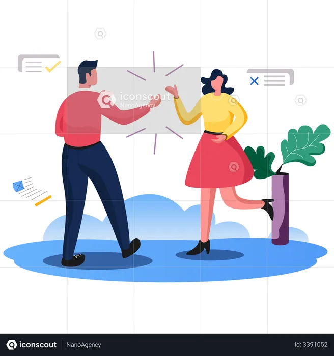 Business Team  Illustration