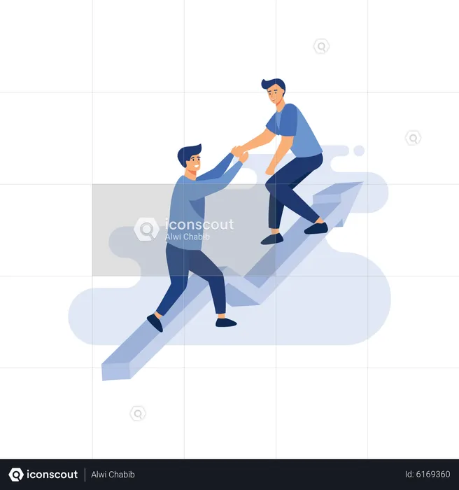 Business teamwork  Illustration